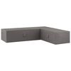 Madison Husă set mobilier de exterior, gri, 320x255x70 cm, dreapta
