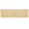 vidaXL Covor dreptunghiular, natural deschis, 60x200 cm, bambus
