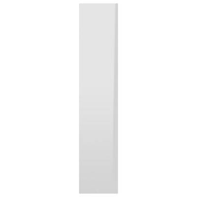 vidaXL Raft de perete, alb extralucios, 90x16x78 cm, PAL