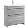vidaXL Set de mobilier pentru baie Sonoma gri 81 x 40 x 84,5 cm