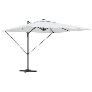 vidaXL Umbrelă de soare Nisipiu 286 x 284 x 270 cm