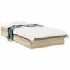 vidaXL Cadru de pat cu sertare stejar sonoma 100x200 cm lemn prelucrat