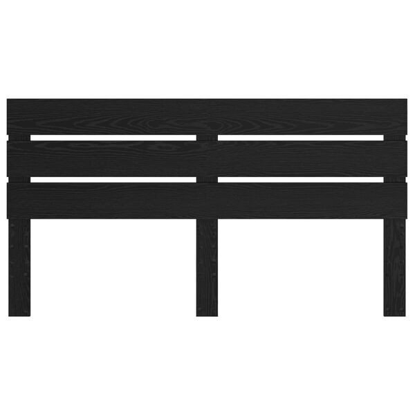 vidaXL Tăblie cap Stejar Negru 200 cm Lemn compozit