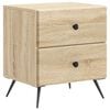 vidaXL Dulap de noapte Stejar Sonoma 43 x 34,5 x 47,5 cm