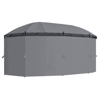 vidaXL Pavilion cu perdele, antracit, 520x349x255 cm