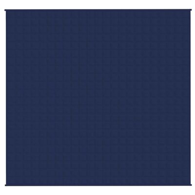 vidaXL Pătură grea, albastru, 220x240 cm, 15 kg, material textil