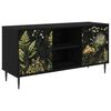 vidaXL Cabinet TV RHENEN 102 x 33 x 51 cm Stejar Negru Lemn prelucrat
