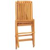vidaXL Scaune pliante 4 buc 47x47x89 cm lemn masiv de tec