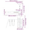 vidaXL Set de joacă pentru exterior, lemn masiv de douglas