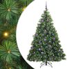 vidaXL Brad de Crăciun artificial cu 300 LED Verde 180 cm PE și PVC