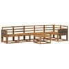 vidaXL Set de canapele de exterior 7 pcs natural Lemn Solid de Acacia