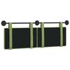 vidaXL Cap de pat suspendat Verde deschis 130 x 55 x 5 cm Catifea