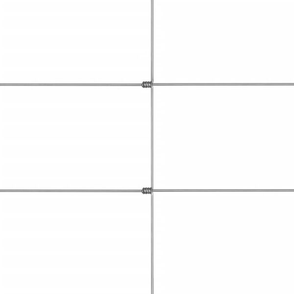 vidaXL Gard de grădină, argintiu, 50x1,5 m, oțel galvanizat