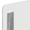 vidaXL Pat cu storage cu sertar Gri Sonoma 100 x 200 cm Lemn compozit