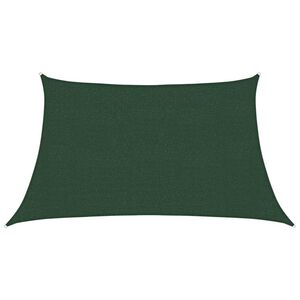 vidaXL P&acirc;nză parasolar, verde &icirc;nchis, 3/4x2 m, HDPE, 160 g/m&sup2;