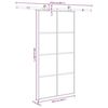 vidaXL Ușă glisantă cu set feronerie 102,5x205 cm sticlă ESG/aluminiu