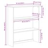 vidaXL Hutch ASKIM Alb 91 x 30 x 104 cm Lemn masiv de pin
