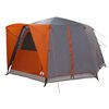 vidaXL Tent Cabină cu acoperiș Gri și Portocalie 425 x 396 x 222 cm