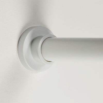 Sealskin Set de bară perdea de duș pentru colț, alb, 90x90 cm