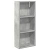 vidaXL Dulap de perete pentru baie cu raft Gri Beton 30 x 14 x 70 cm