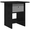 vidaXL Noptieră Stejar Negru 41 x 40 x 45 cm Lemn prelucrat