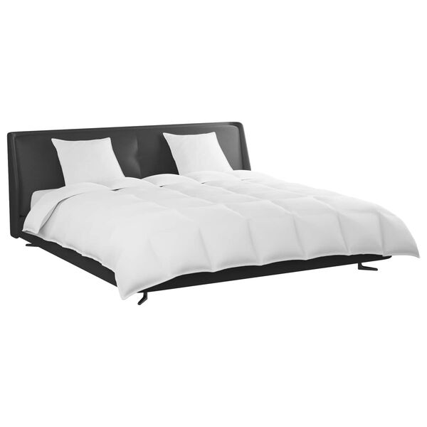 vidaXL Set de Pături cu pernă 3 pcs Alb Pene de rață