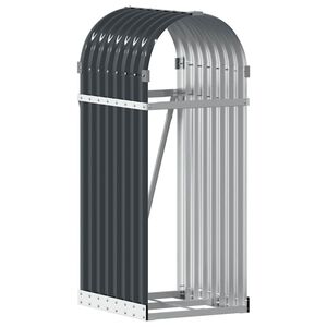 vidaXL Suport pentru lemne antracit 40x45x100 cm oțel galvanizat