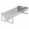 vidaXL Jgheab pentru hrănirea animalelor Argintiu 108 x 50 x 28 cm