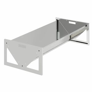 vidaXL Jgheab pentru hrănirea animalelor Argintiu 108 x 50 x 28 cm