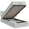 vidaXL Pat ottoman cu saltea Gri deschis 80 x 200 cm Catifea
