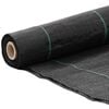 vidaXL Membrană antiburuieni, negru, 1x150 m, PP