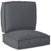 vidaXL Set de perne pentru palet 2 pcs Antracit Material Oxford