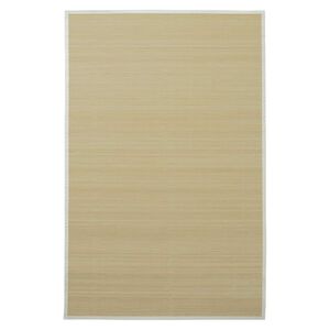 vidaXL Covor din bambus, natural, 100 x 160 cm