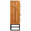 vidaXL Comodă cu sertar natural 55 x 30 x 90 cm Lemn Solid de Acacia