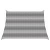 vidaXL P&acirc;nză de umbră 3 / 4 x 3 m HDPE Dreptunghiular Antracit și Alb