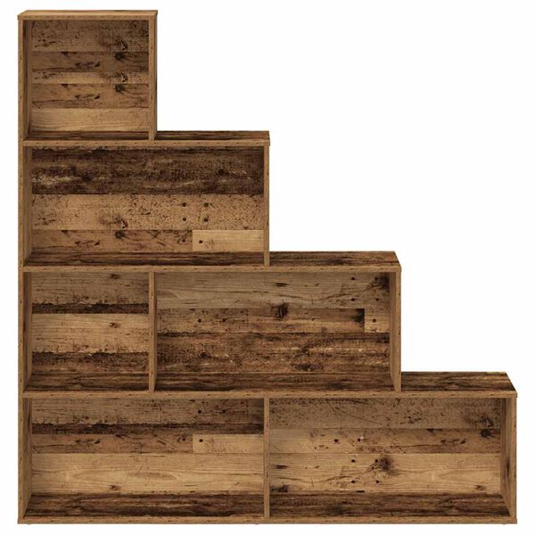 vidaXL Bibliotecă, lemn vechi,157x24x160 cm, lemn prelucrat