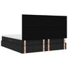 vidaXL Pat cu storage cu saltea Negru 180 x 200 cm Piele artificială