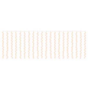 vidaXL Perdea de lumini 400 LED-uri Alb cald 600 x 200 cm