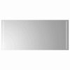 vidaXL Oglindă de baie cu LED Transparent 90 x 40 cm sticlă securizată