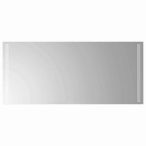 vidaXL Oglindă de baie cu LED Transparent 90 x 40 cm sticlă securizată