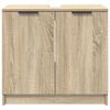 vidaXL Dulap de Baie Stejar Sonoma 64,5 x 33,5 x 59 cm Lemn compozit