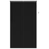 vidaXL Jaluzea venetiană Negru 213 x 110 cm 25 mm PVC