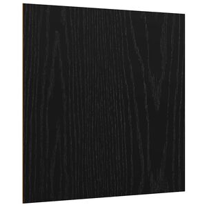 vidaXL Panouri de decor 12 buc. Stejar Negru 30 x 30 x 0,27 cm