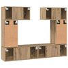 vidaXL Set comodă TV Pe perete 6 pcs stejar artizanal 80 x 30 x 30 cm