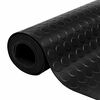 vidaXL Mat pentru Podea Negru 1 x 5 m Cauciuc