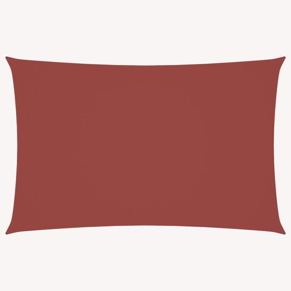 vidaXL Parasolar, cărămiziu, 5x7 m, țesătură oxford, dreptunghiular