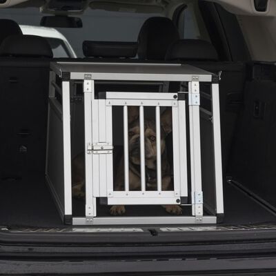Kerbl Cutie de transport pentru câini „Barry”, 77x55x50 cm, aluminiu