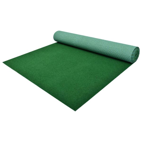 vidaXL Gazon artificial cu crampoane, verde, 4x1,33 m, PP