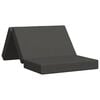 vidaXL Canapea Pat Pliabilă 80 x 67 x 45 cm Gri &icirc;nchis