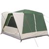 vidaXL Tent Cabină cu acoperiș cu depozitare Verde 400 x 350 x 212 cm